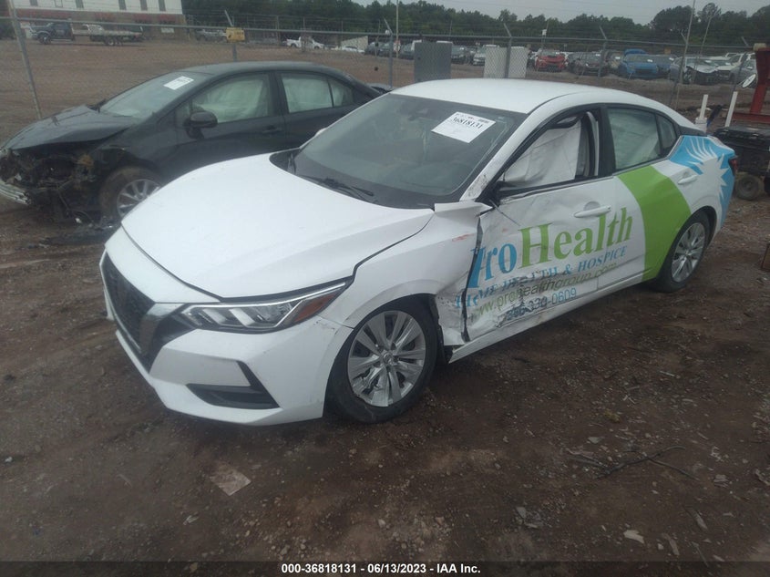 VIN 3N1AB8BV6MY250184 2021 NISSAN SENTRA S