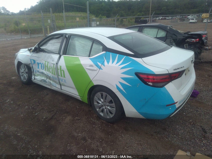 VIN 3N1AB8BV6MY250184 2021 NISSAN SENTRA S