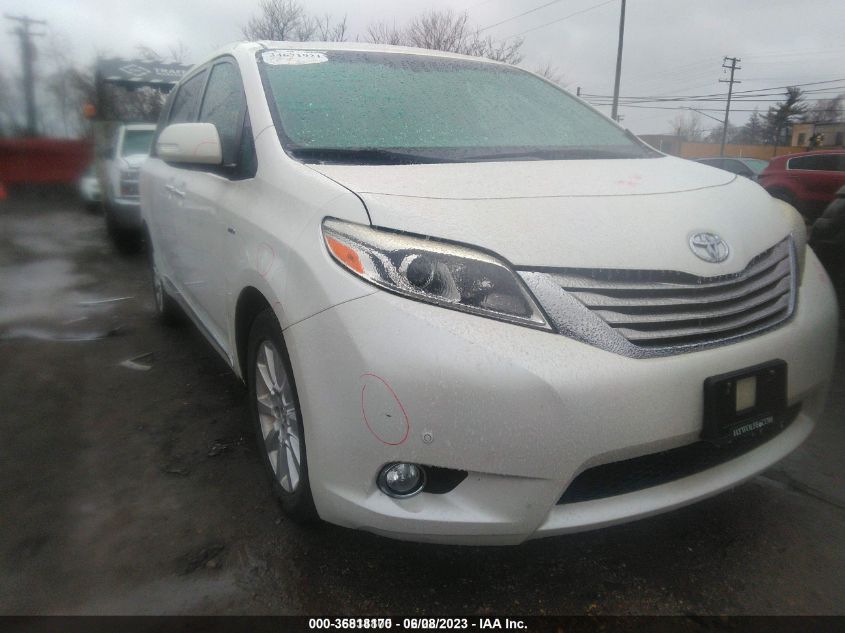2016 TOYOTA SIENNA LTD/XLE/XLE PREMIUM - 5TDDK3DC5GS130378