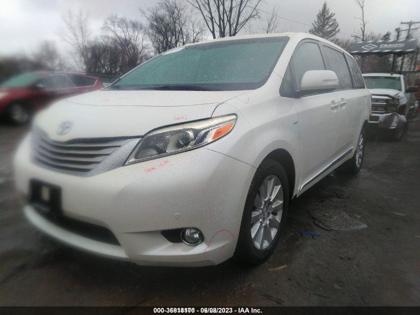 2016 TOYOTA SIENNA LTD/XLE/XLE PREMIUM - 5TDDK3DC5GS130378