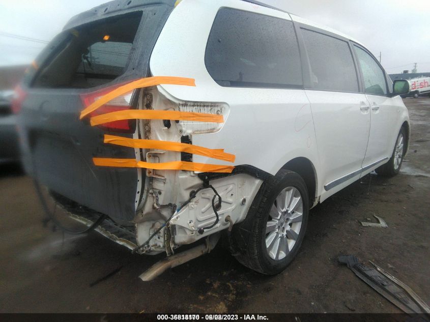 2016 TOYOTA SIENNA LTD/XLE/XLE PREMIUM - 5TDDK3DC5GS130378