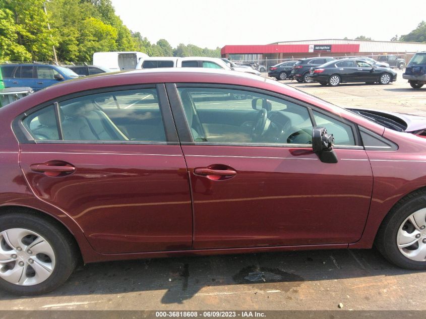 2015 HONDA CIVIC SEDAN LX - 19XFB2F57FE119148