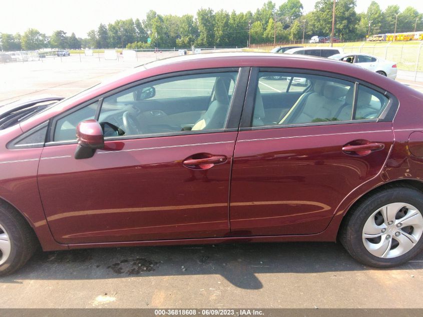 2015 HONDA CIVIC SEDAN LX - 19XFB2F57FE119148