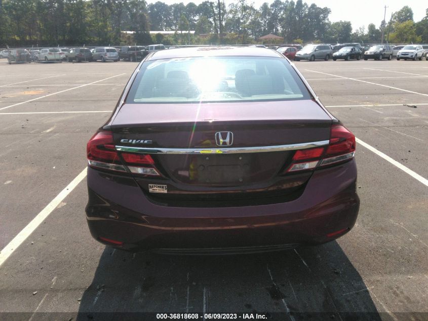 2015 HONDA CIVIC SEDAN LX - 19XFB2F57FE119148