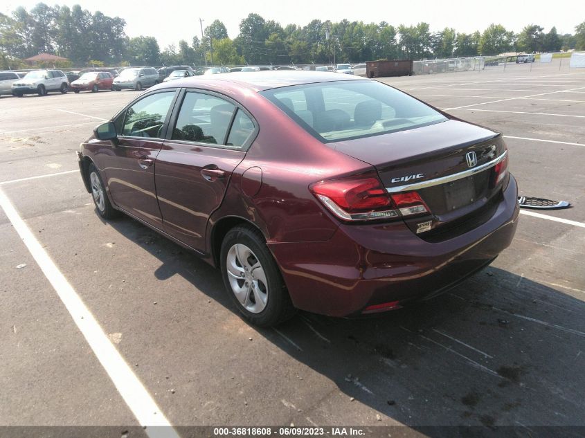 2015 HONDA CIVIC SEDAN LX - 19XFB2F57FE119148