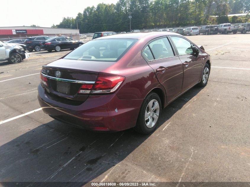 2015 HONDA CIVIC SEDAN LX - 19XFB2F57FE119148