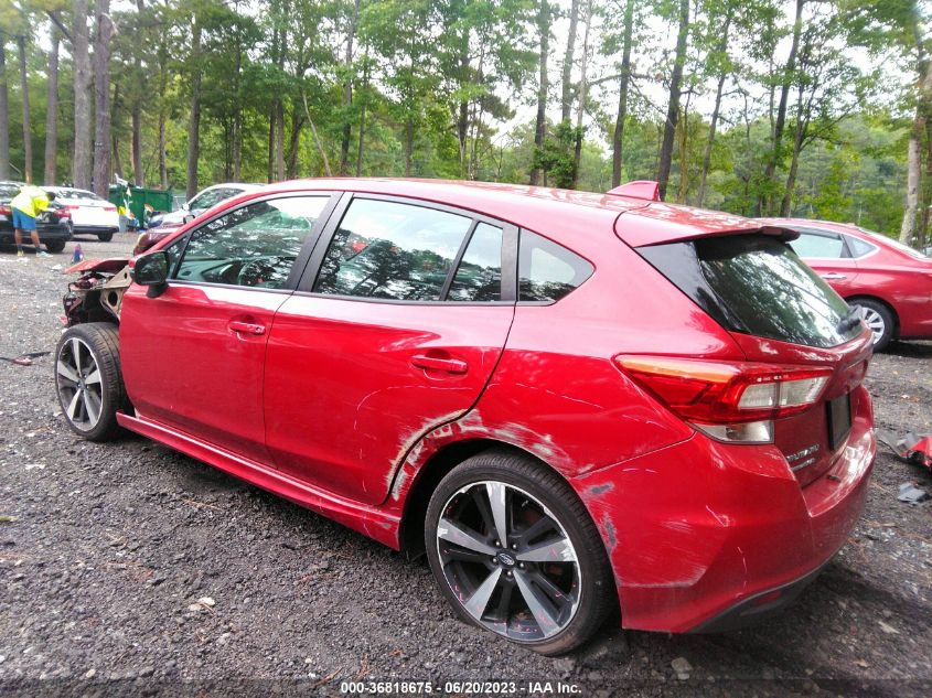2019 SUBARU IMPREZA SPORT - 4S3GTAJ65K1729638