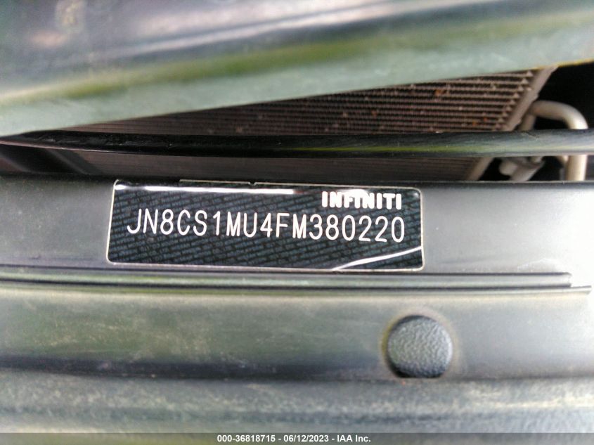 2015 INFINITI QX70 - JN8CS1MU4FM380220