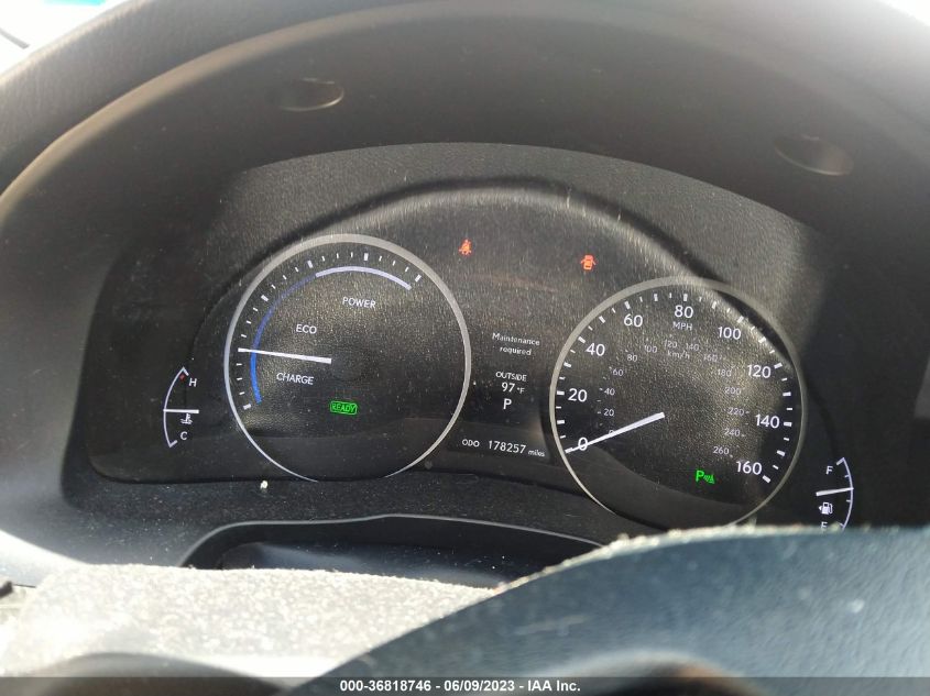 2014 LEXUS ES 300H HYBRID - JTHBW1GG3E2075950