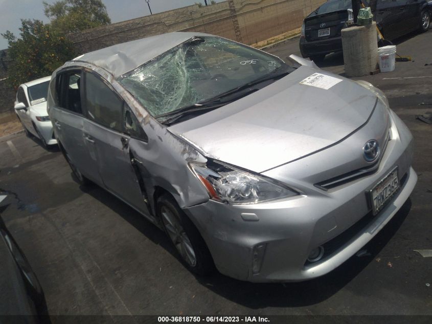 2014 TOYOTA PRIUS V TWO/THREE/FIVE - JTDZN3EU0EJ015184