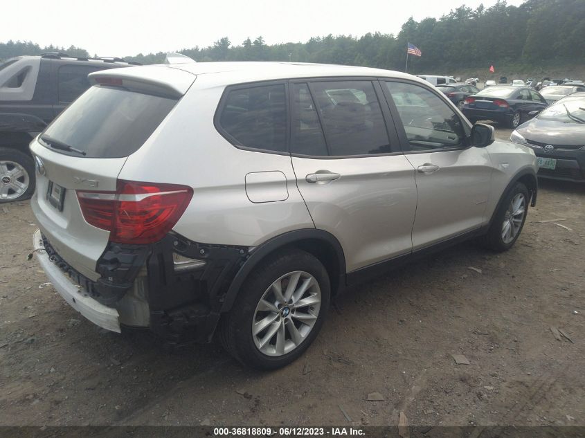 2014 BMW X3 XDRIVE28I - 5UXWX9C57E0D11354