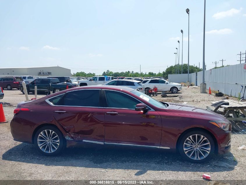 2016 HYUNDAI GENESIS 3.8L - KMHGN4JE8GU126185