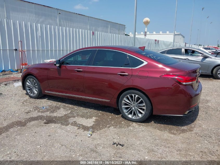 2016 HYUNDAI GENESIS 3.8L - KMHGN4JE8GU126185