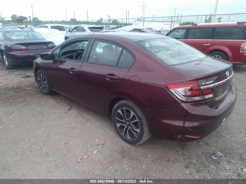 2015 HONDA CIVIC SEDAN EX - 19XFB2F85FE004431
