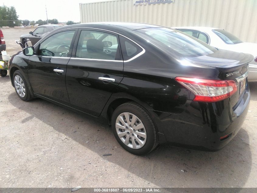 2015 NISSAN SENTRA S/SV/SR/SL - 3N1AB7AP5FY299201