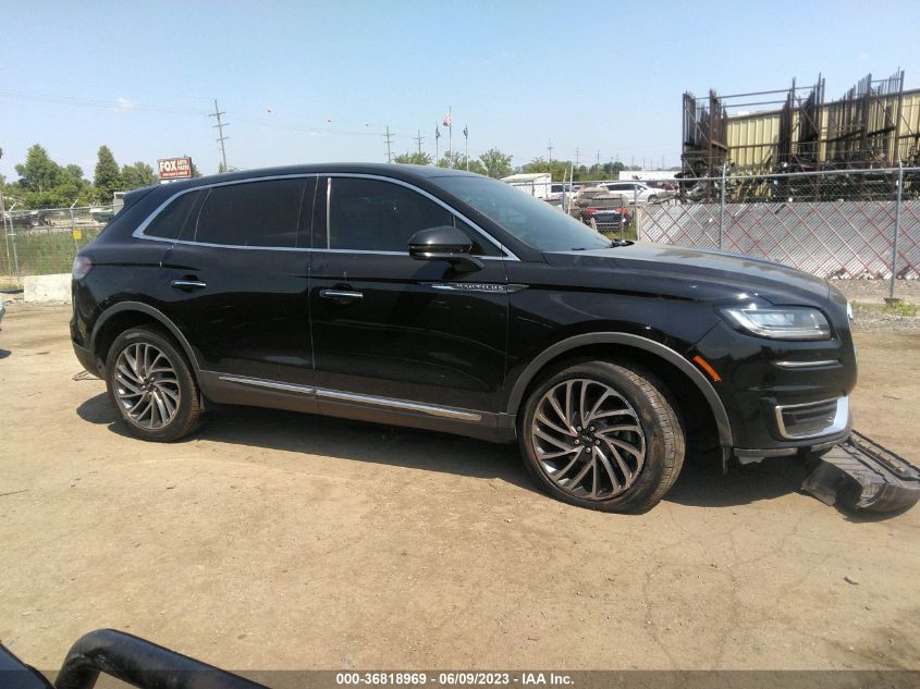 2019 LINCOLN NAUTILUS RESERVE - 2LMPJ8L92KBL65611