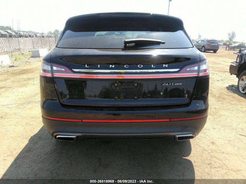 2019 LINCOLN NAUTILUS RESERVE - 2LMPJ8L92KBL65611