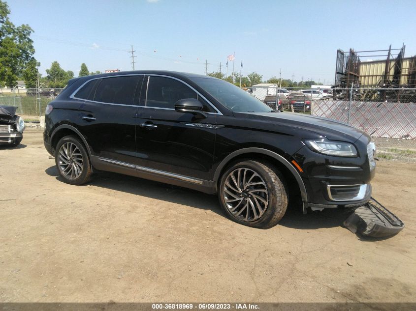 2019 LINCOLN NAUTILUS RESERVE - 2LMPJ8L92KBL65611