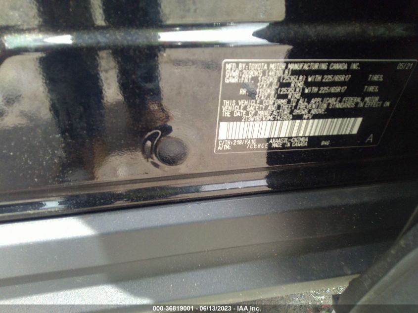 2021 TOYOTA RAV4 XLE - 2T3W1RFV3MC142909