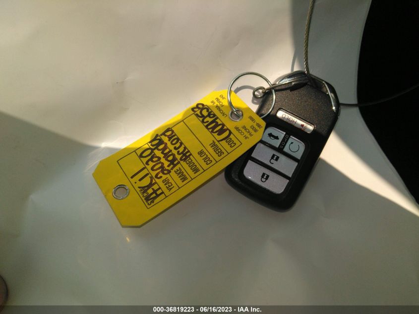2020 HONDA ACCORD SEDAN EX-L - 1HGCV2F5XLA015912