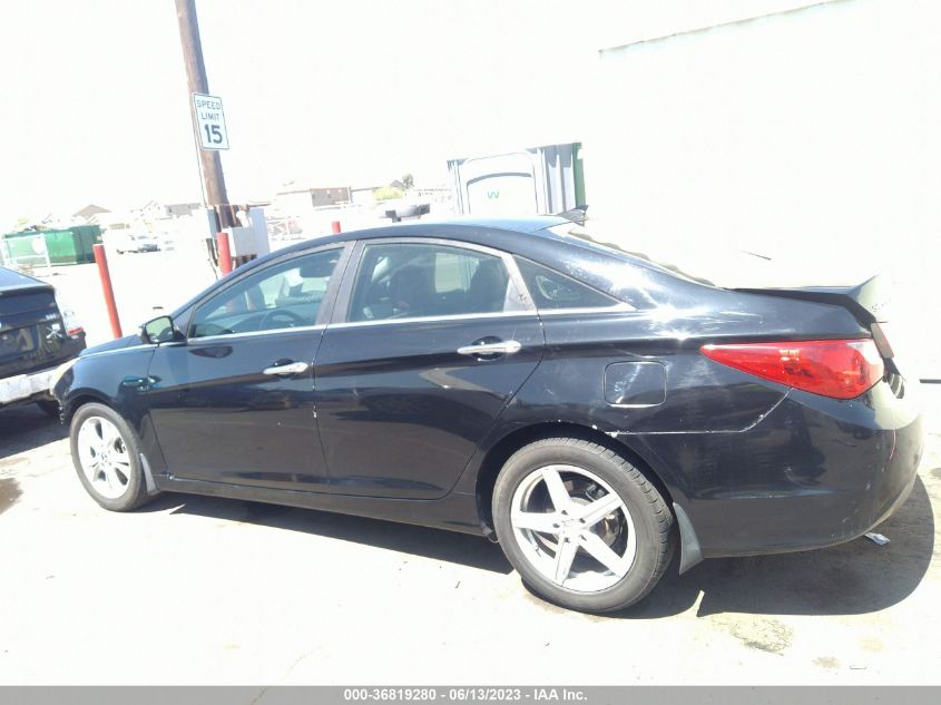 2013 HYUNDAI SONATA LIMITED W/WINE INT - 5NPEC4AC1DH519967