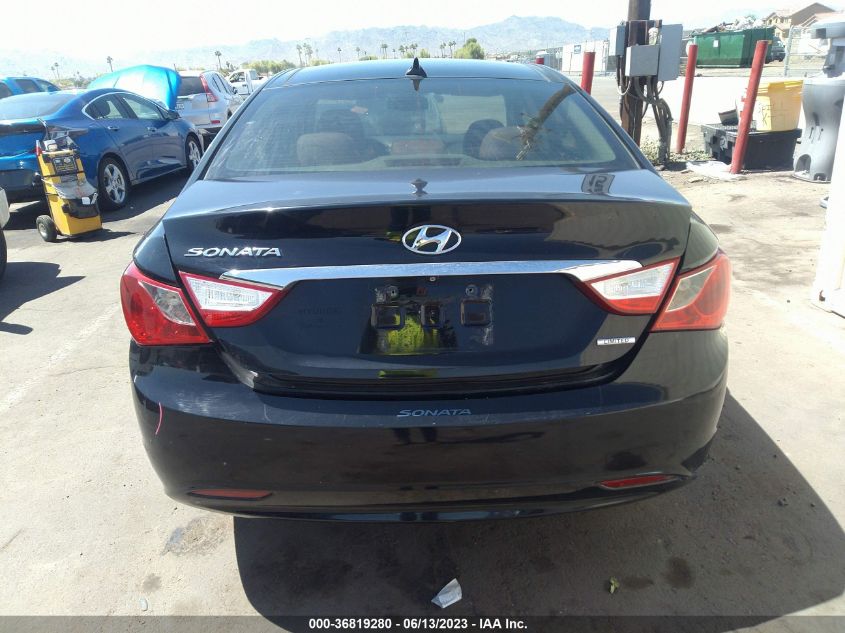2013 HYUNDAI SONATA LIMITED W/WINE INT - 5NPEC4AC1DH519967