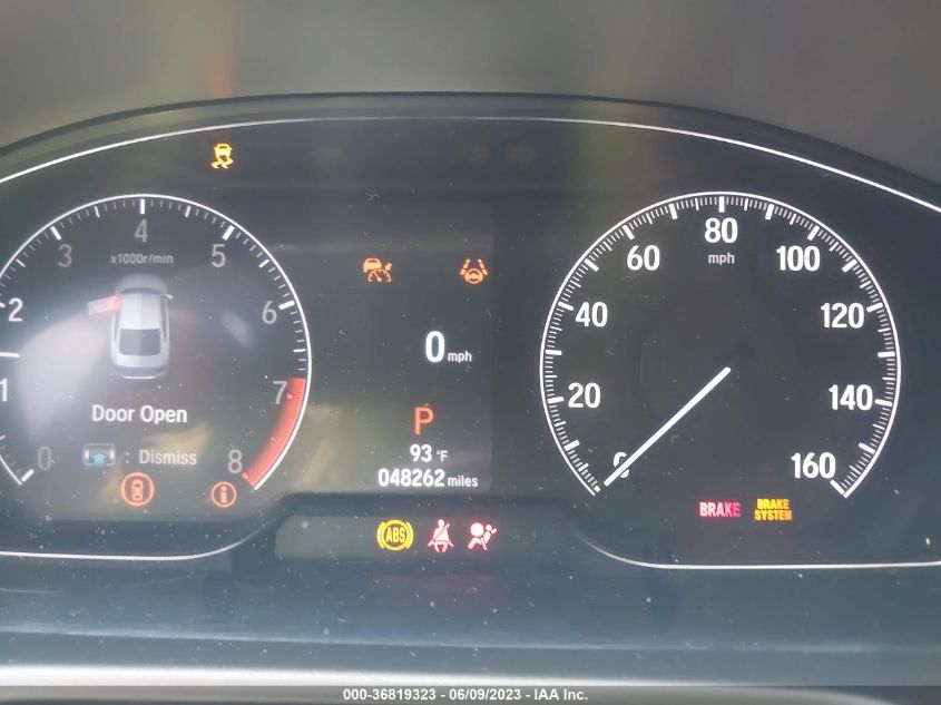 2021 HONDA ACCORD SEDAN TOURING - 1HGCV2F96MA009741
