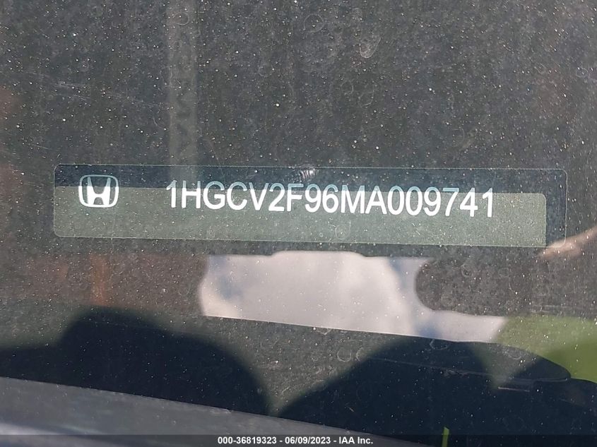 2021 HONDA ACCORD SEDAN TOURING - 1HGCV2F96MA009741