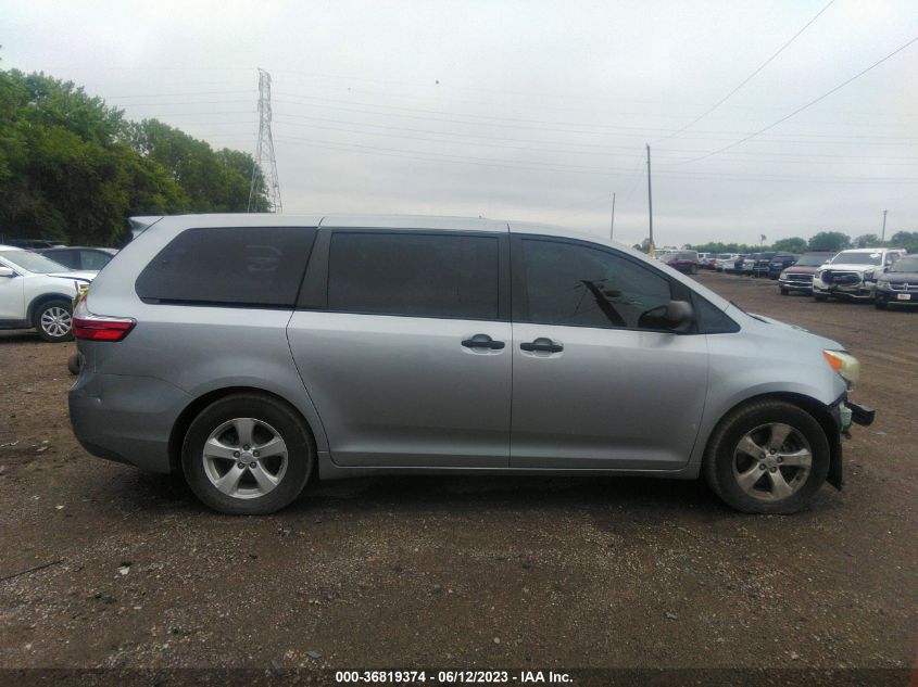 2016 TOYOTA SIENNA L - 5TDZK3DC5GS721073