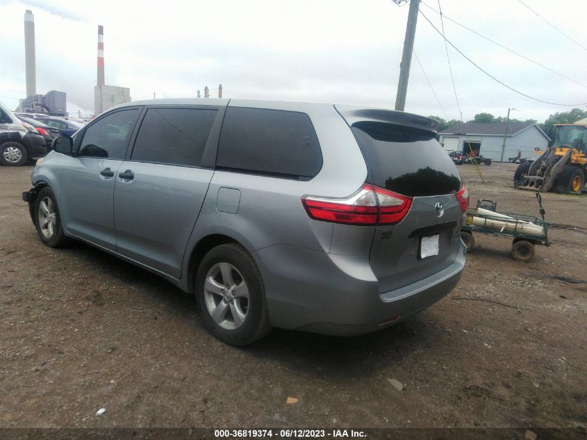 2016 TOYOTA SIENNA L - 5TDZK3DC5GS721073