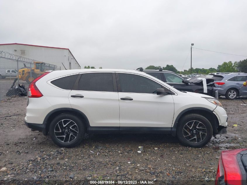 2016 HONDA CR-V SE - 5J6RM3H4XGL008954