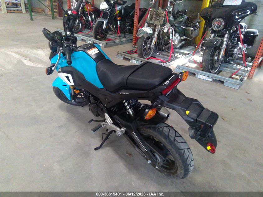 2019 HONDA GROM 125 MLHJC7519K5105841
