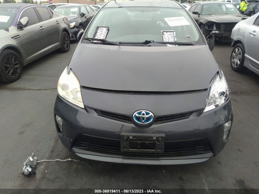 2013 TOYOTA PRIUS ONE/TWO/THREE/FOUR/FIVE - JTDKN3DU7D5563838