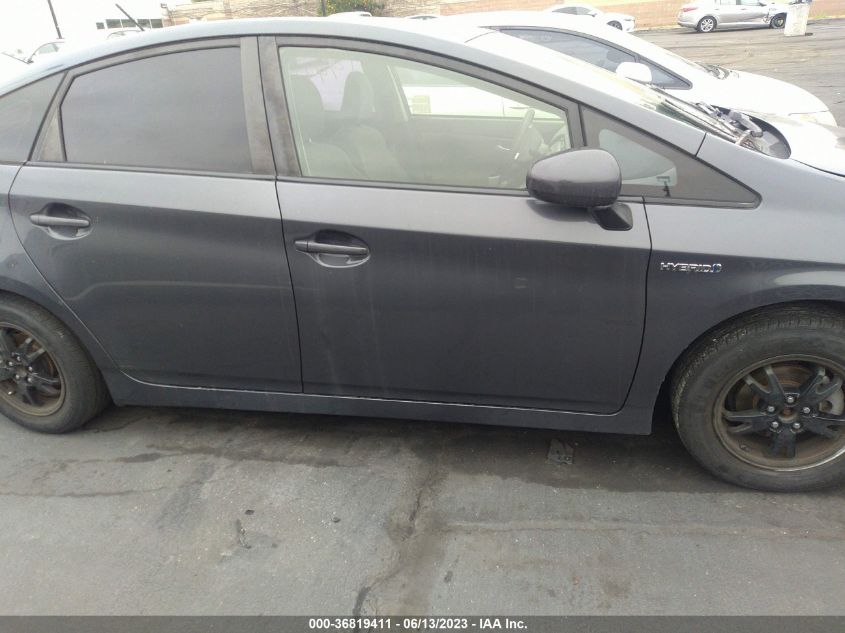 2013 TOYOTA PRIUS ONE/TWO/THREE/FOUR/FIVE - JTDKN3DU7D5563838