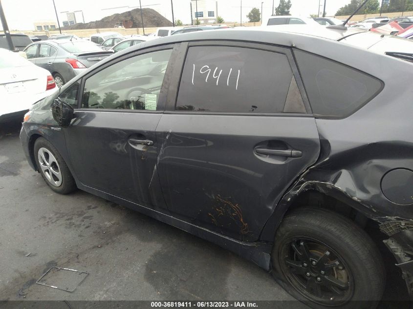 2013 TOYOTA PRIUS ONE/TWO/THREE/FOUR/FIVE - JTDKN3DU7D5563838
