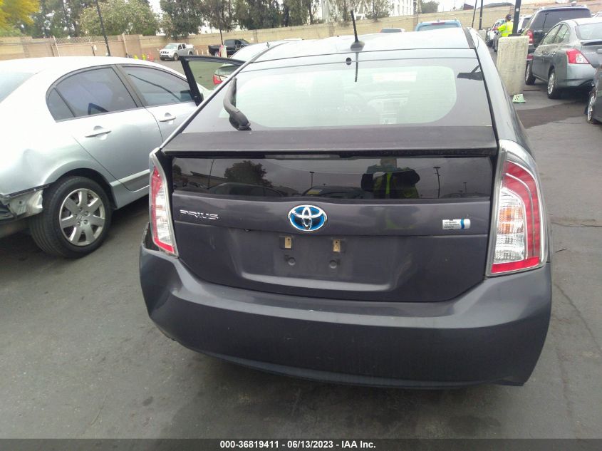 2013 TOYOTA PRIUS ONE/TWO/THREE/FOUR/FIVE - JTDKN3DU7D5563838