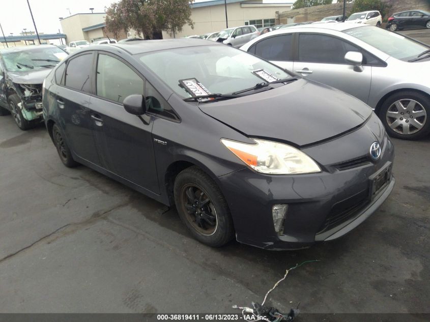 2013 TOYOTA PRIUS ONE/TWO/THREE/FOUR/FIVE - JTDKN3DU7D5563838