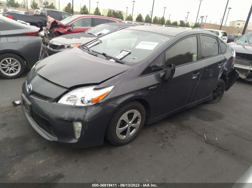 2013 TOYOTA PRIUS ONE/TWO/THREE/FOUR/FIVE - JTDKN3DU7D5563838
