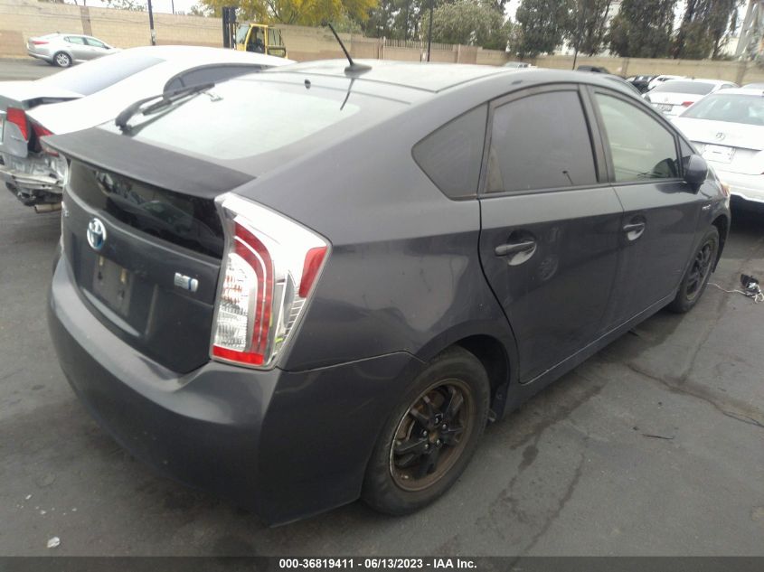 2013 TOYOTA PRIUS ONE/TWO/THREE/FOUR/FIVE - JTDKN3DU7D5563838