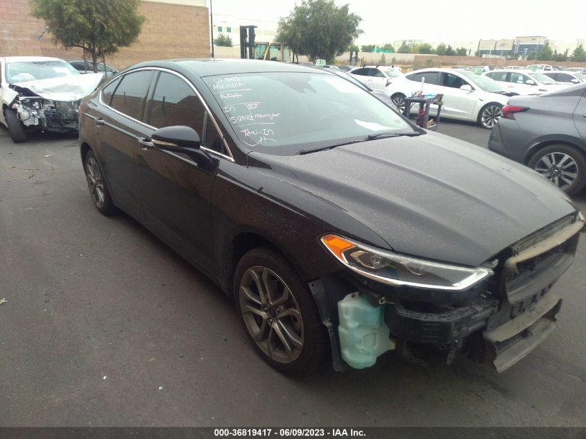 2019 FORD FUSION SEL - 3FA6P0CD0KR173739