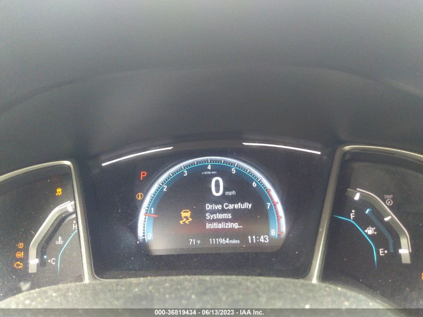 2017 HONDA CIVIC SEDAN EX-T - 19XFC1F37HE208873