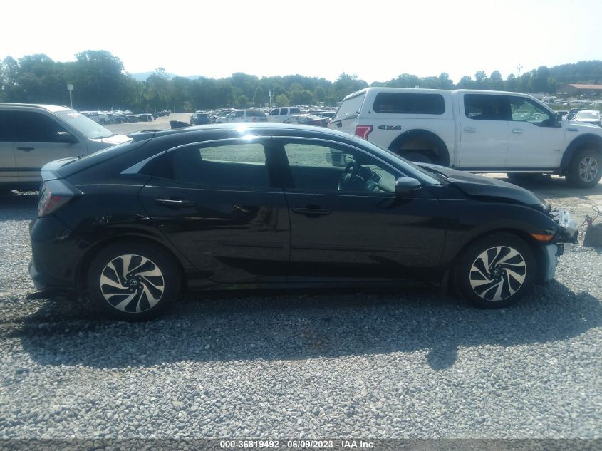 2017 HONDA CIVIC HATCHBACK LX - SHHFK7H22HU221159