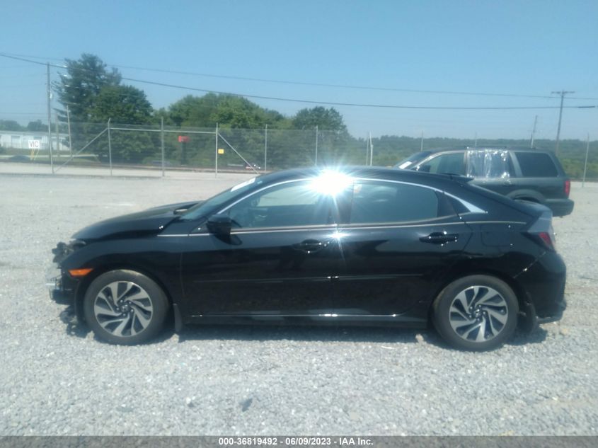 2017 HONDA CIVIC HATCHBACK LX - SHHFK7H22HU221159