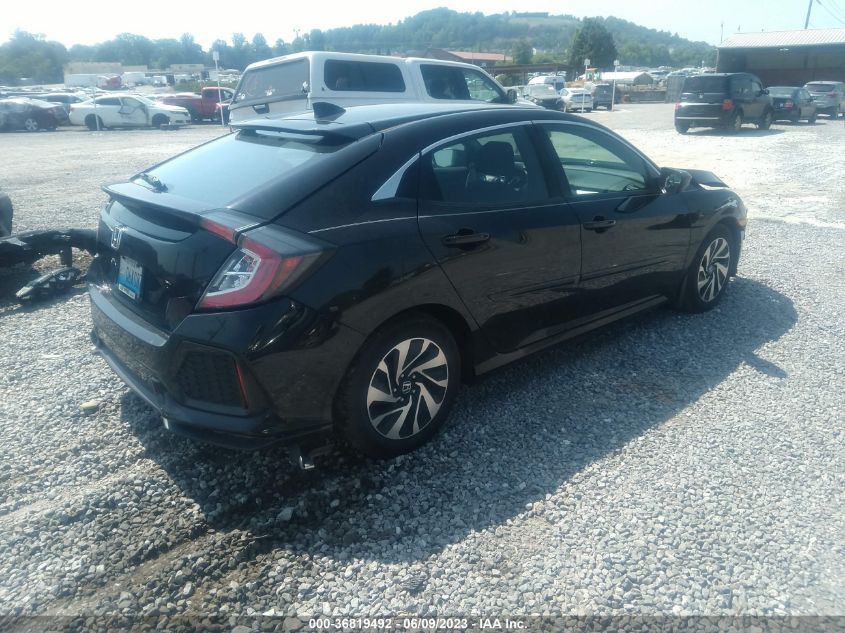 2017 HONDA CIVIC HATCHBACK LX - SHHFK7H22HU221159