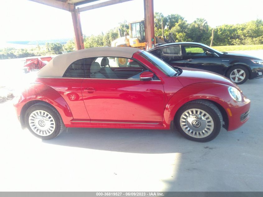 2015 VOLKSWAGEN BEETLE CONVERTIBLE 1.8T W/TECH 3VW507AT3FM817456