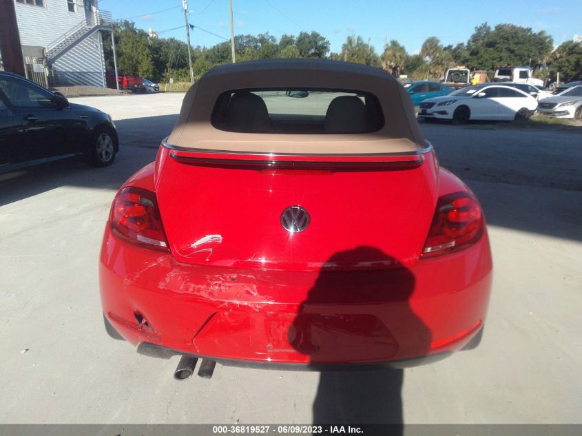 2015 VOLKSWAGEN BEETLE CONVERTIBLE 1.8T W/TECH 3VW507AT3FM817456