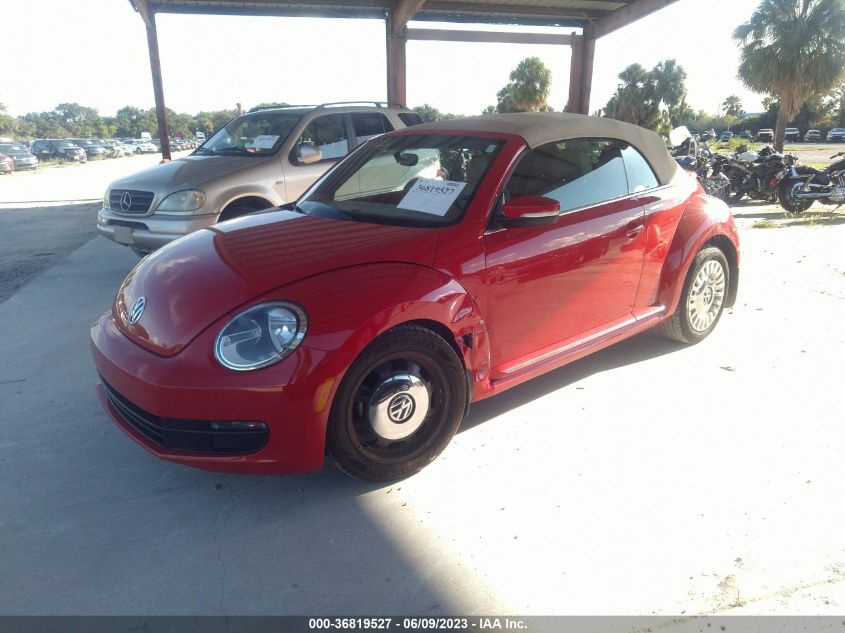2015 VOLKSWAGEN BEETLE CONVERTIBLE 1.8T W/TECH 3VW507AT3FM817456