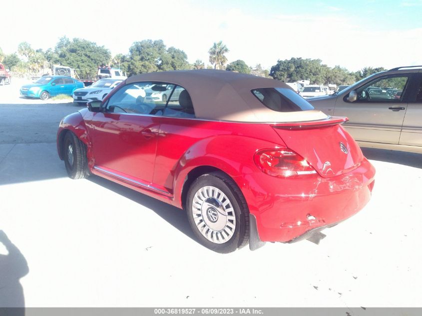 2015 VOLKSWAGEN BEETLE CONVERTIBLE 1.8T W/TECH 3VW507AT3FM817456