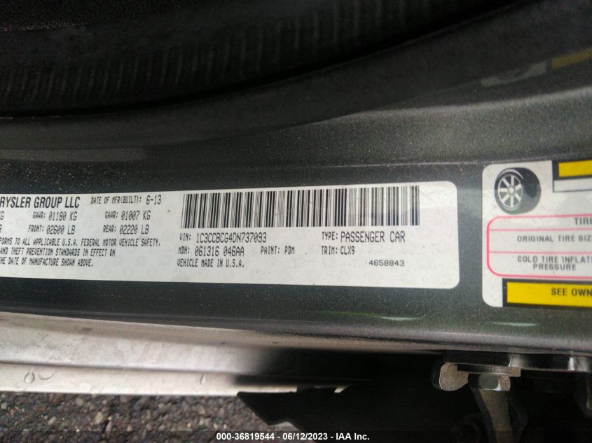 2013 CHRYSLER 200 LIMITED - 1C3CCBCG4DN737093