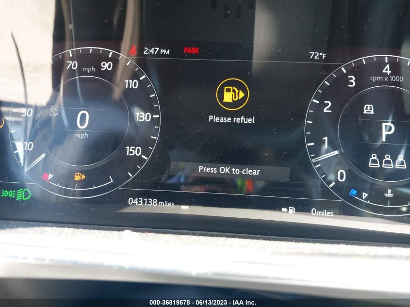 2020 LAND ROVER RANGE ROVER SPORT HSE - SALWR2SU5LA885332
